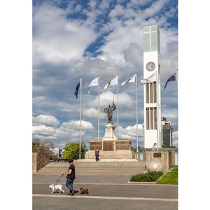 新西兰,北帕默斯顿,广场,纪念碑