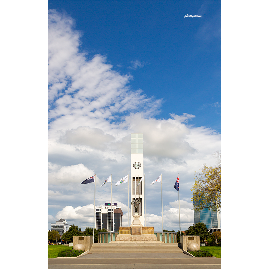 新西兰,北帕默斯顿,广场,纪念碑